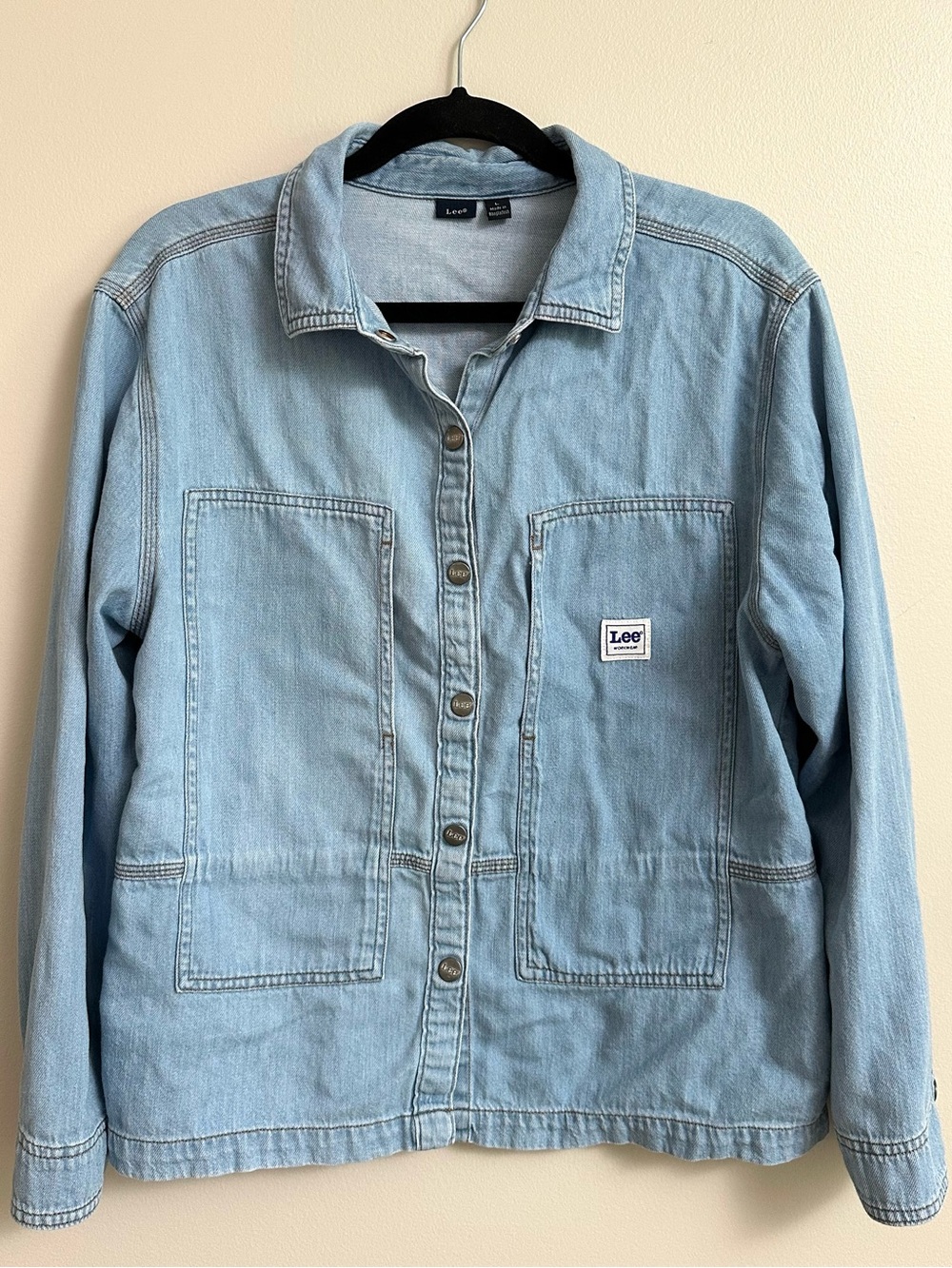 Lee Light Wash Denim Shirt Heritage Workwear